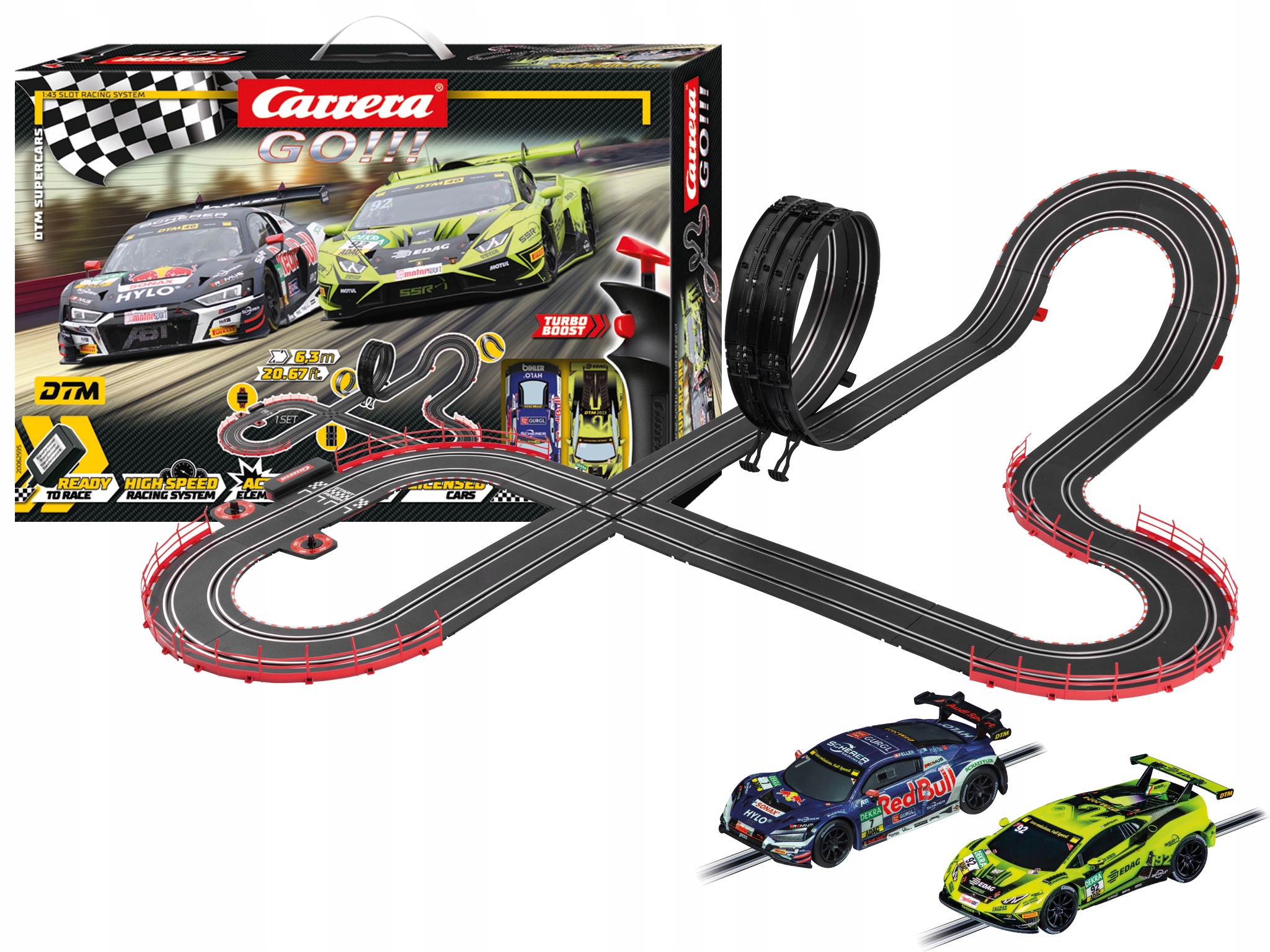 Carrera Go!!! Dtm Supercars 6,3m 20062595 Carrera