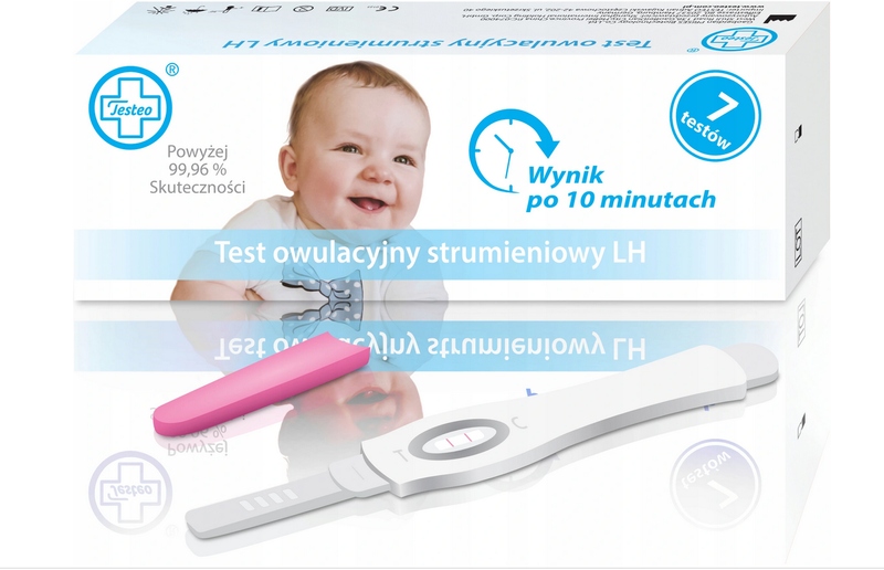 

Testeo test owulacyjny strumieniowy ciąża 7 sztuk