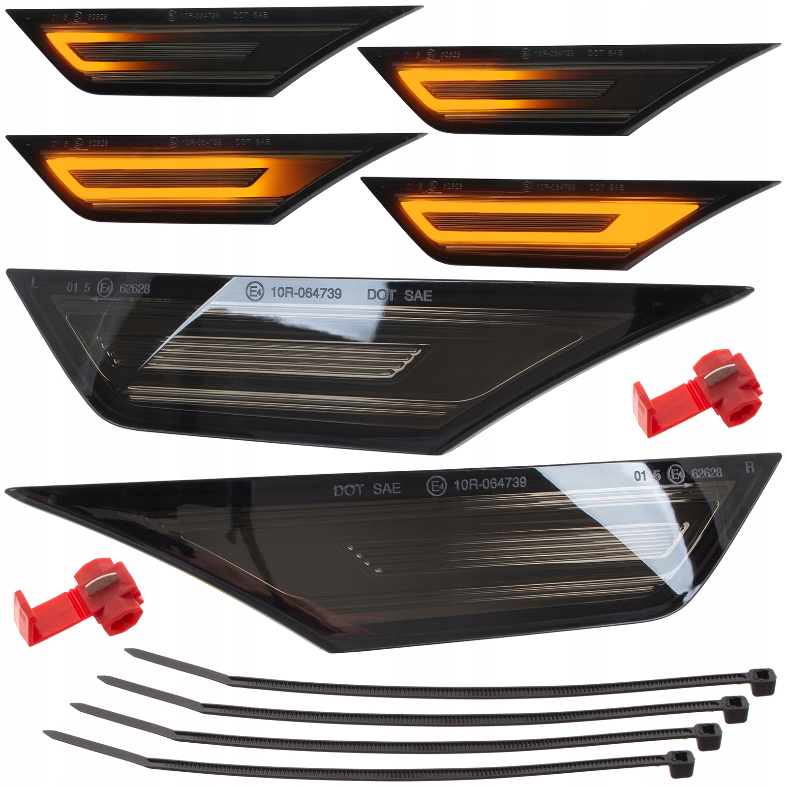 Směry Boční Směrovky Led Obrysovky Levý Pravý Honda 2017-