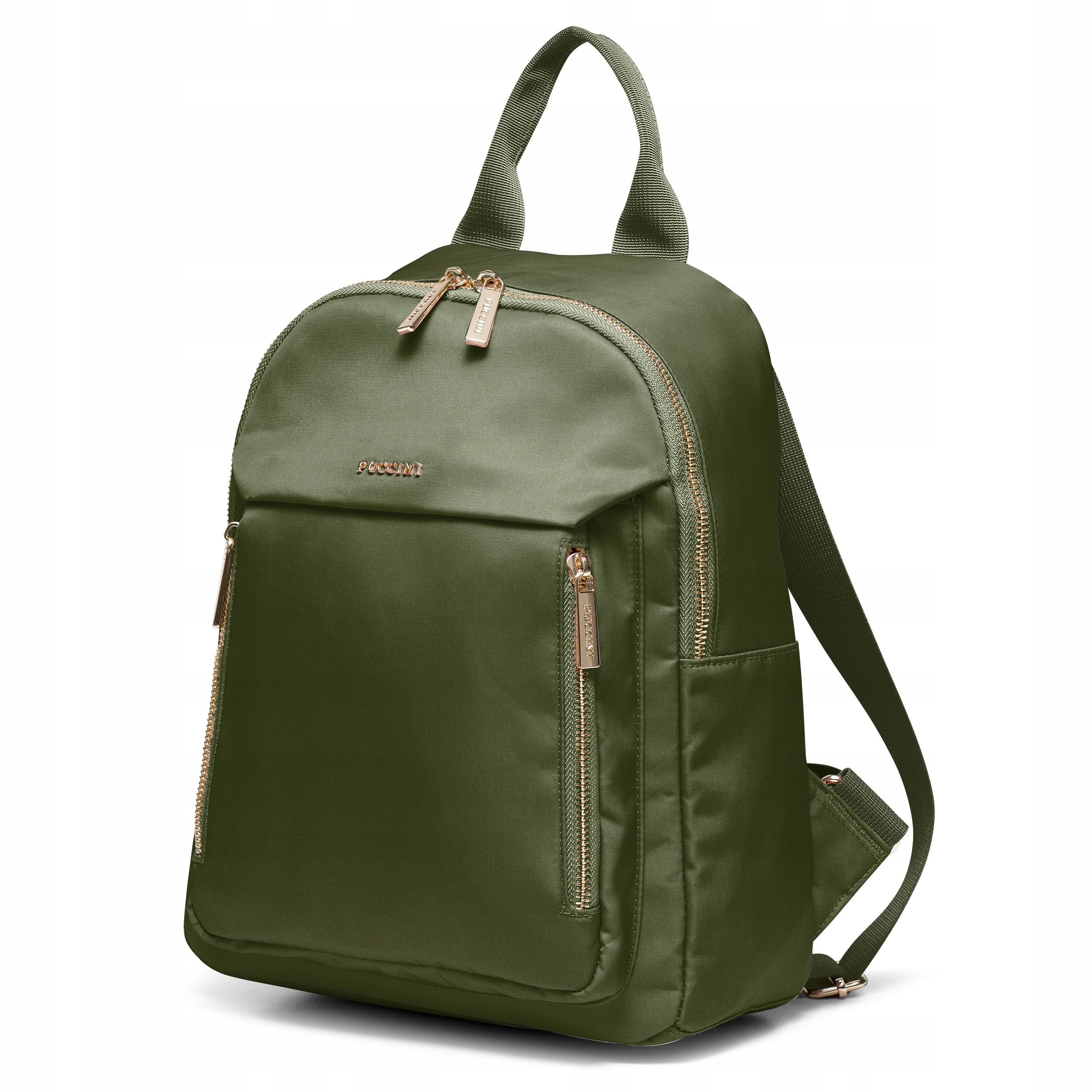 Plecak Damski Miejski Szkolny Do Pracy Biura Zielony Puccini PM9033-5