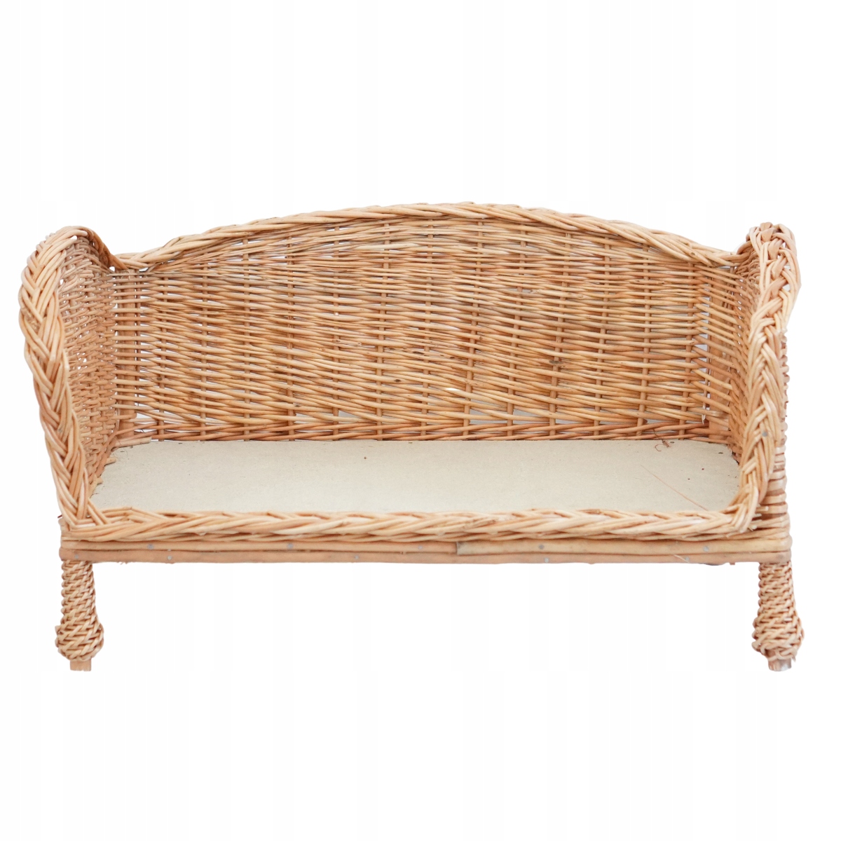Legowisko wiklinowe sofa dla psa/kota