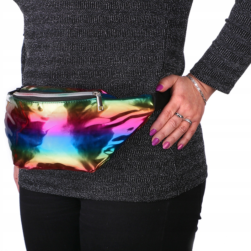 

Nerka saszetka holograficzna tęczowa Holo