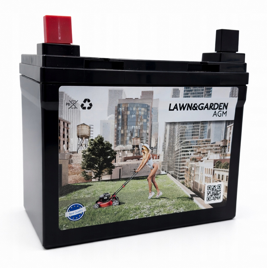 Gélová Batéria Pre Traktorové Kosačky 12V 28Ah 300A Ľavý Plus L+