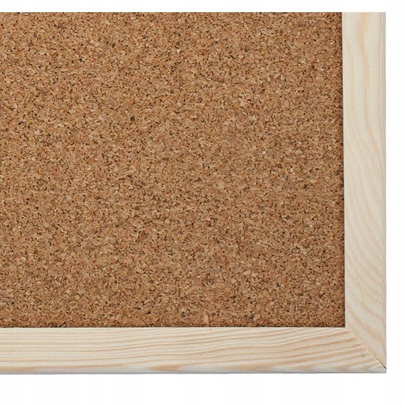 TABLICA KORKOWA RAMA DREWNIANA 60X40CM MEMOBE Stan opakowania oryginalne