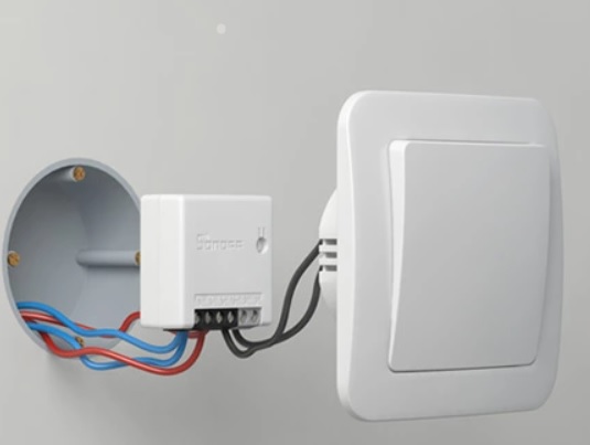 Sonoff Mini ZBMINI dopuszkowy przekaźnik ZigBee Zasilanie sieciowe