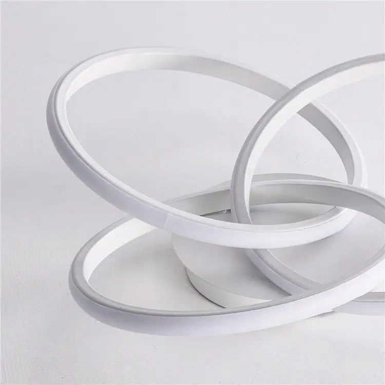 LAMPA WISZĄCA RING PLAFON okrąg żyrandol LED PILOT Kształt okrągły