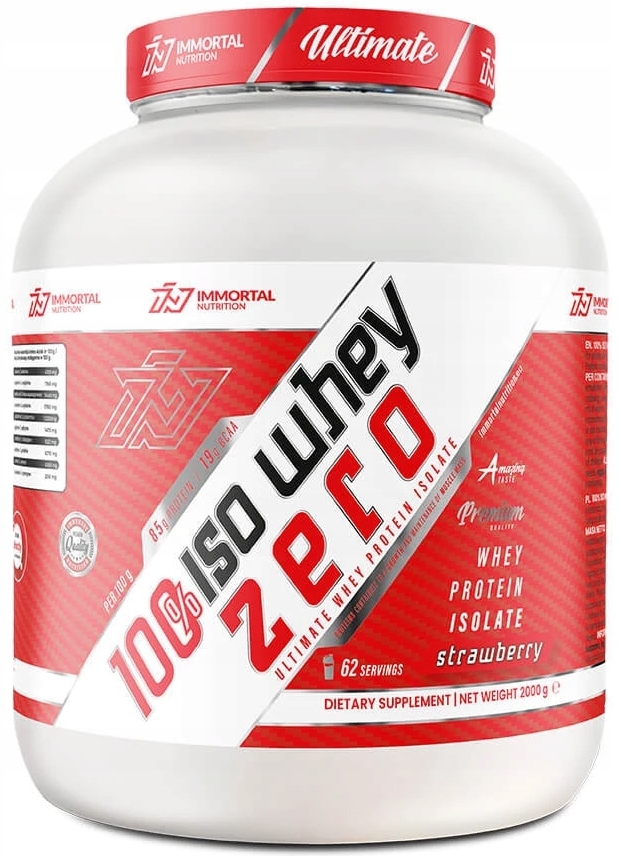 Immortal Iso Whey Zero 2000g Izolát Bílkoviny Protein