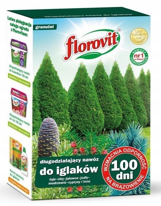

Nawóz Długodziałający do Iglaków 1kg Florovit