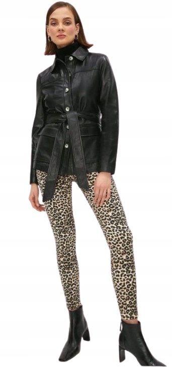 Coast Kožená Černá Dámská Ramoneska 36 Oao