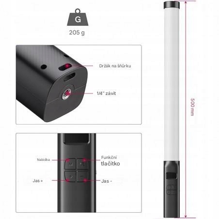 Led lampa Sword Ulanzi VL119 Bi-color Rgb, světelná tyč