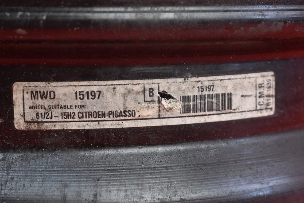 cerchio acciaio 15" ET27 6.5JX15H2 4X108X65.1 CITROEN C2 1 e