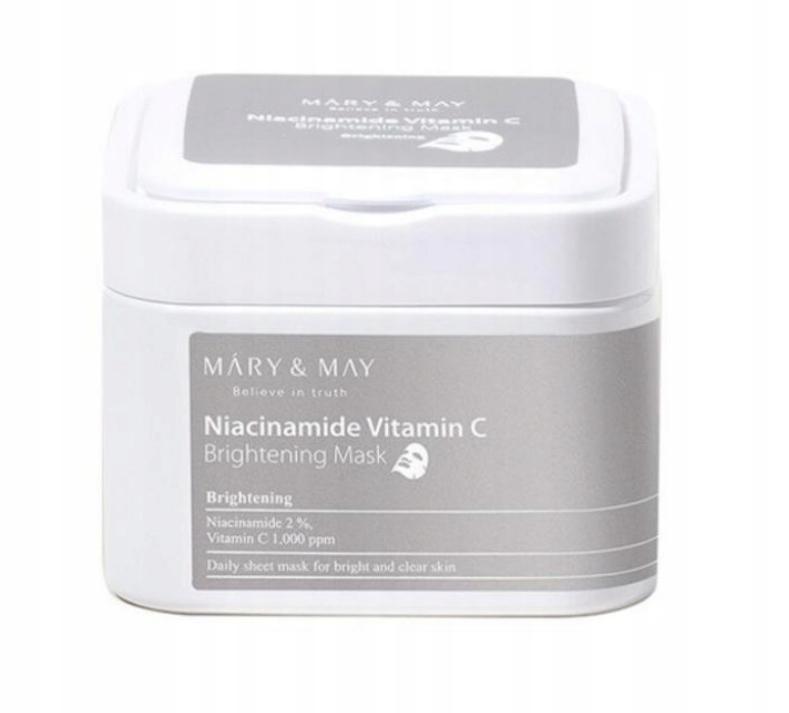 Mary&May Niacinamide Vitamin C Brightening Mask Rozjasňující maska 30x