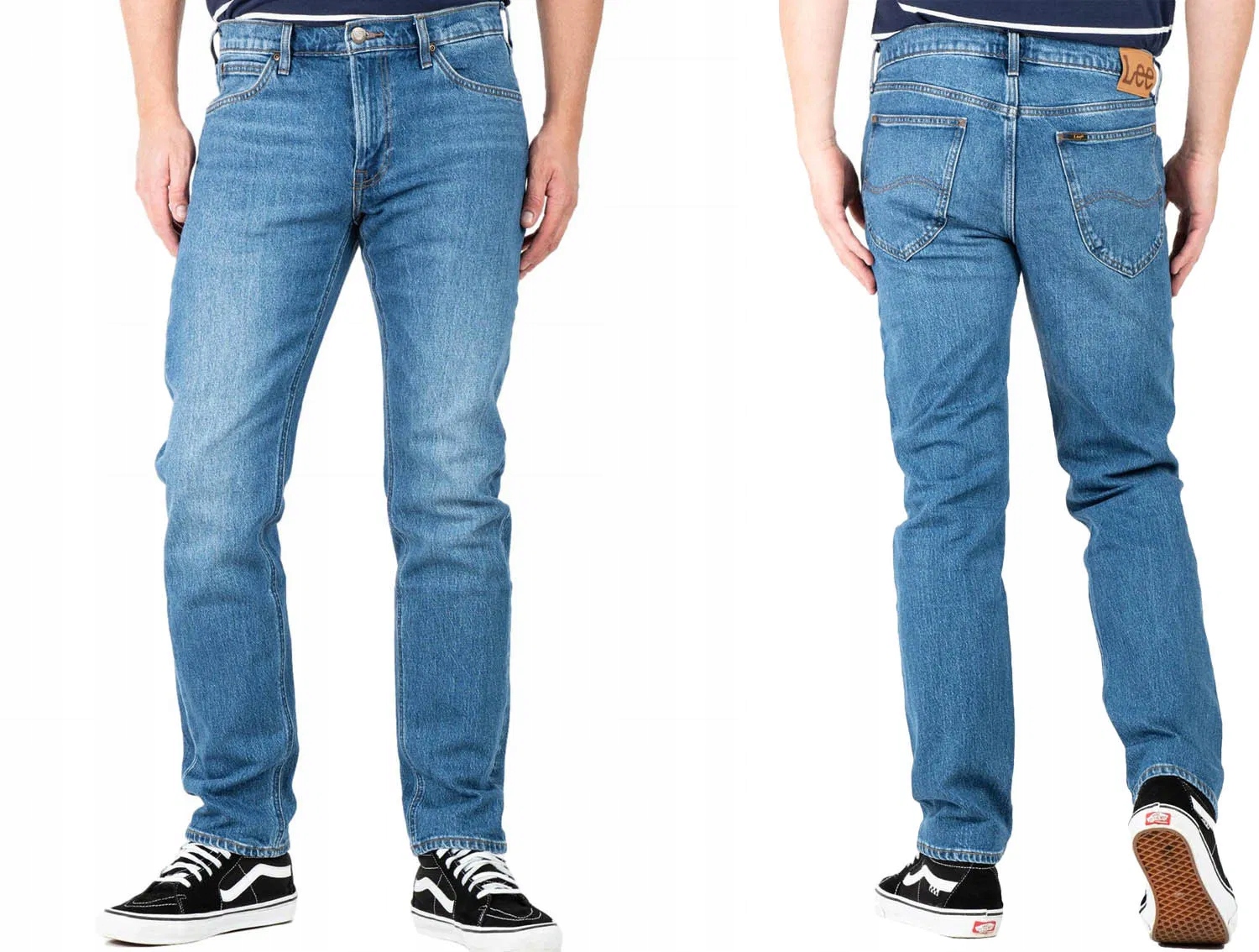 Lee Daren pánské džíny rovného střihu Zip Fly Modré W36 L32