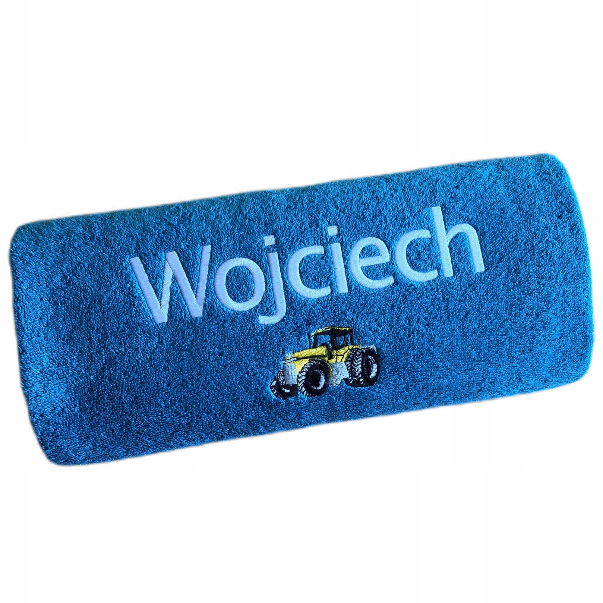 Dárek pro Farmáře, traktoristu, Narozeniny, Vánoce, ručník S Traktorem Jméno