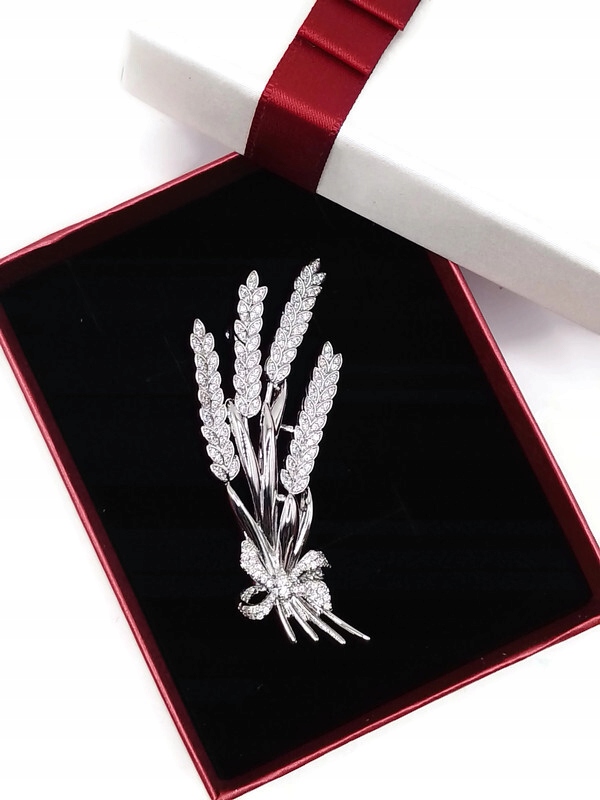 Luxusní Brož S Ušíky Ze Stříbra S Rhodiem Dárek Krabička