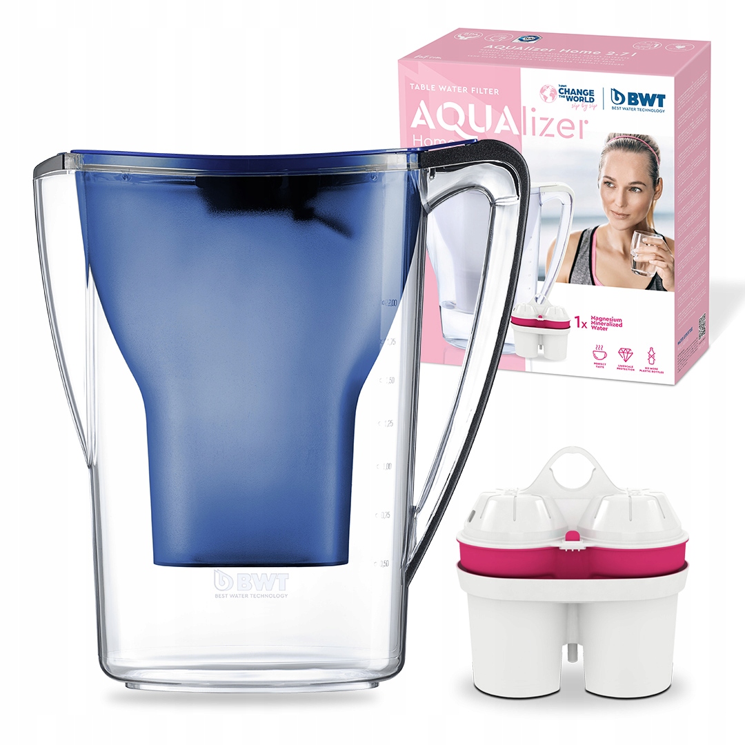 Dzbanek Filtrujący Wodę Bwt Aqualizer Home Wkład Mg2+ Magnez Manual 2,7L
