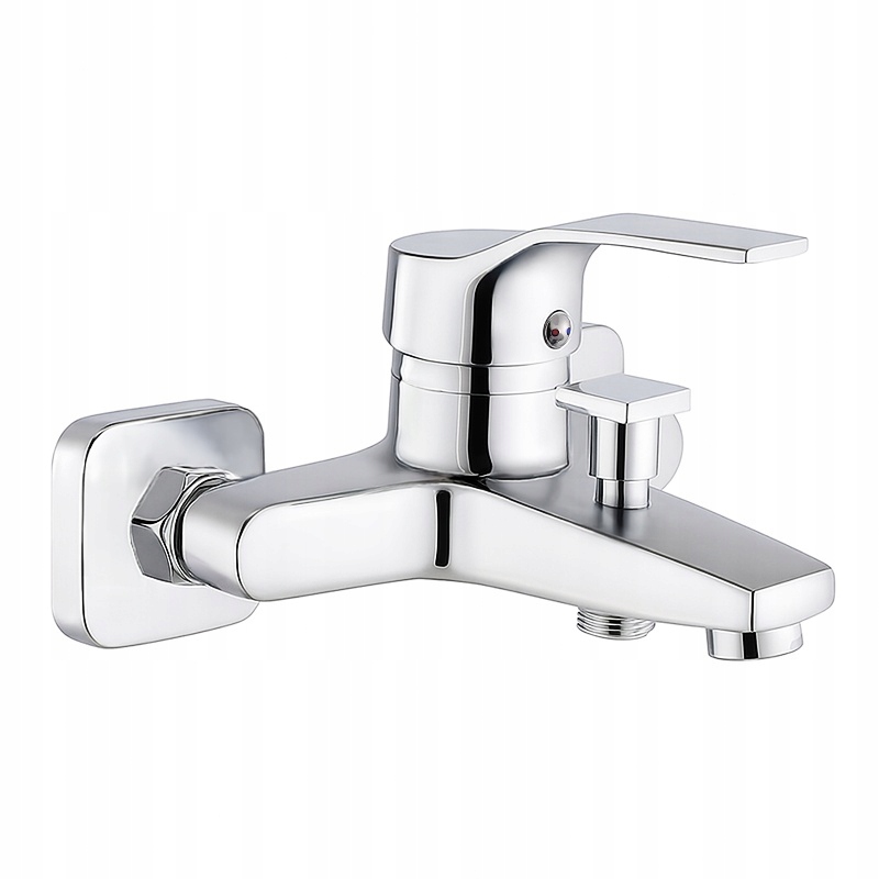 Sprchová Koupelnová Nástěnná Páková Baterie Demi Chrom