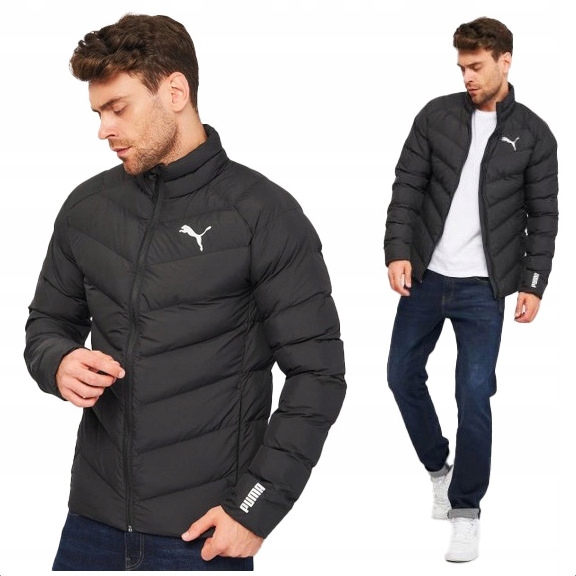 Pánská Bunda Puma Teplá Péřová Černá 587699 01 vel. S