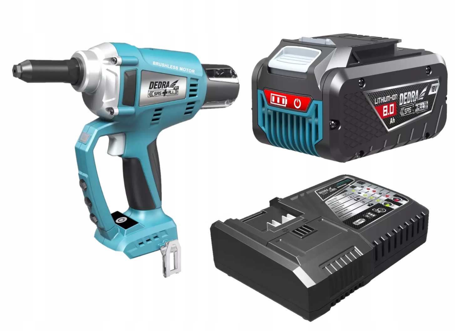 DEDRA NITOWNICA BEZSZCZOTKOWA+AKU 8AH+SZYBKA ŁAD.