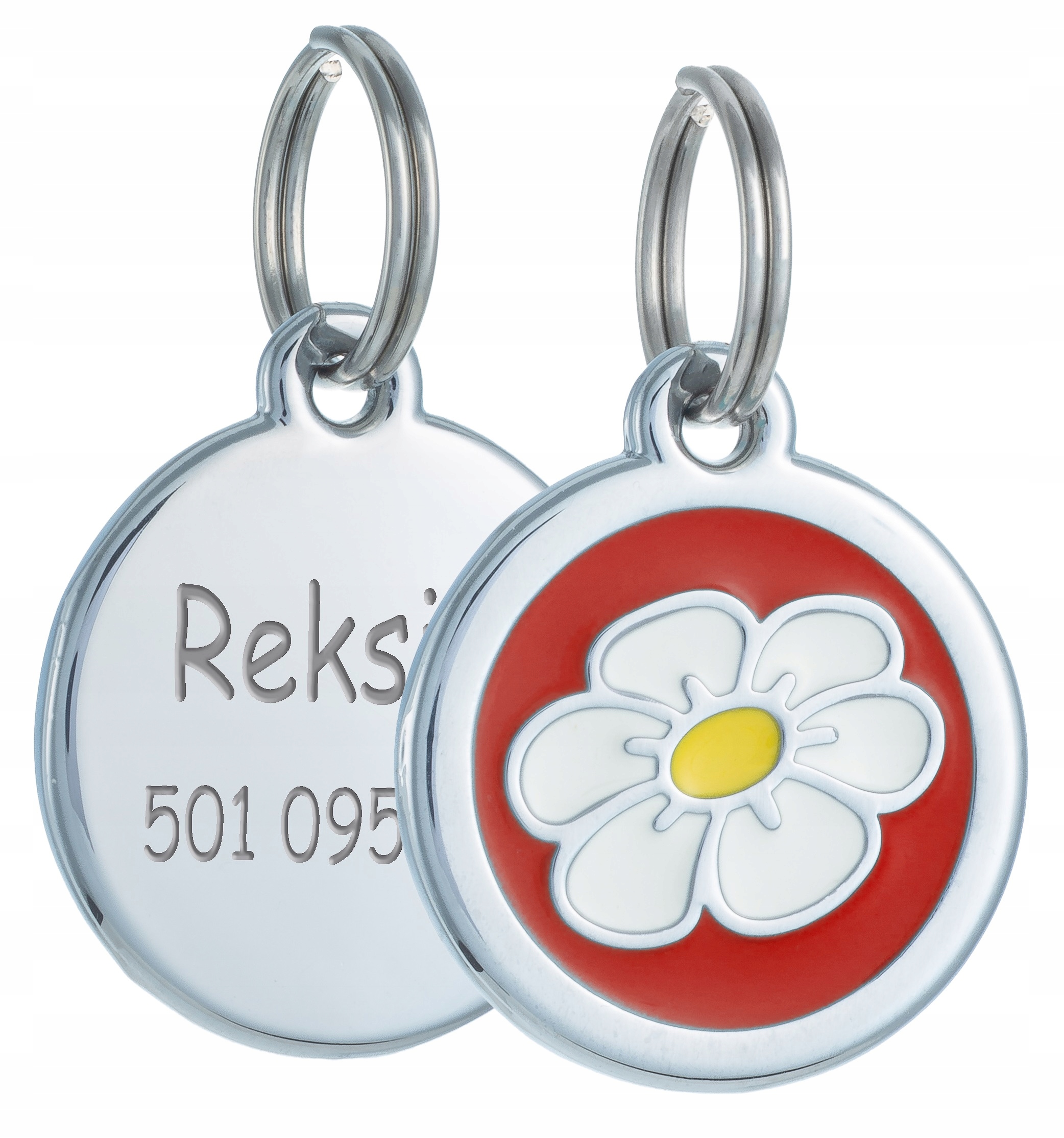 

Identyfikator Adresówka dla psa Grawer Kwiatek