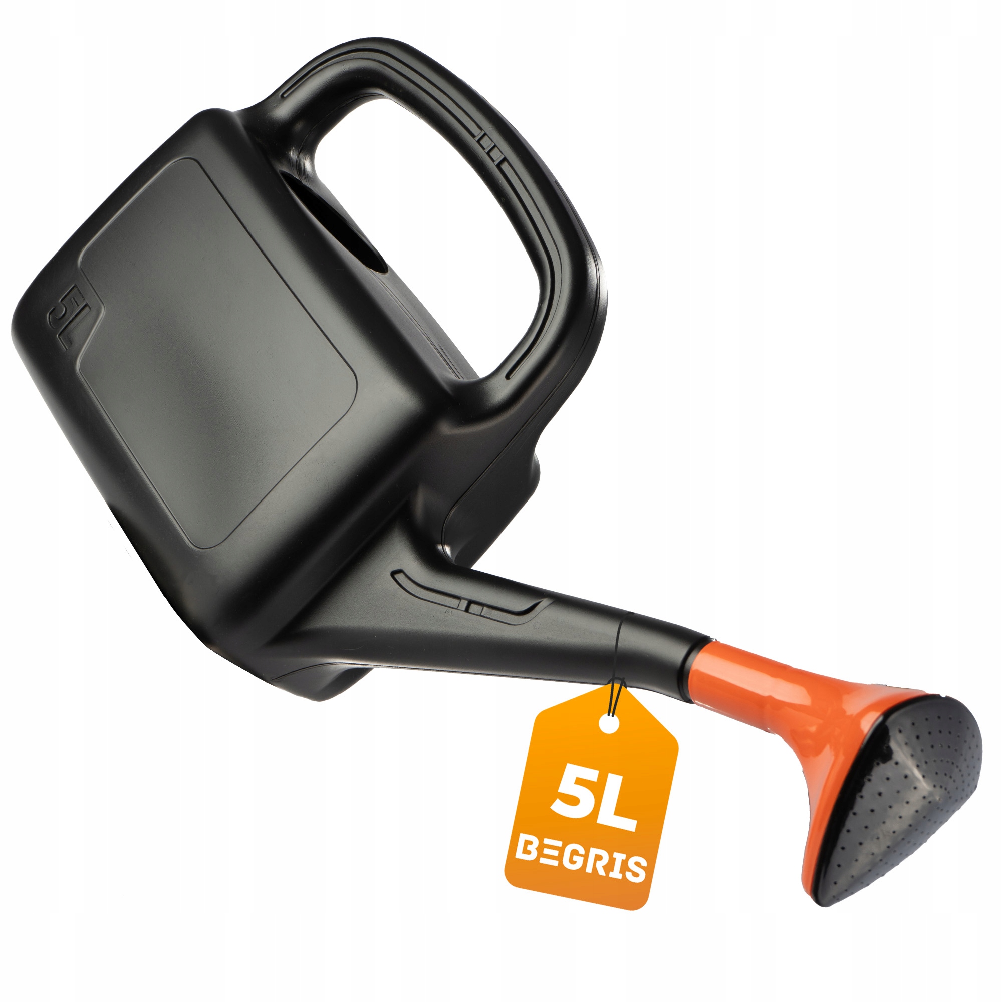 KONEWKA OGRODOWA 5L CZARNA Z SITKIEM PODLEWACZKA Materiał wykonania tworzywo sztuczne