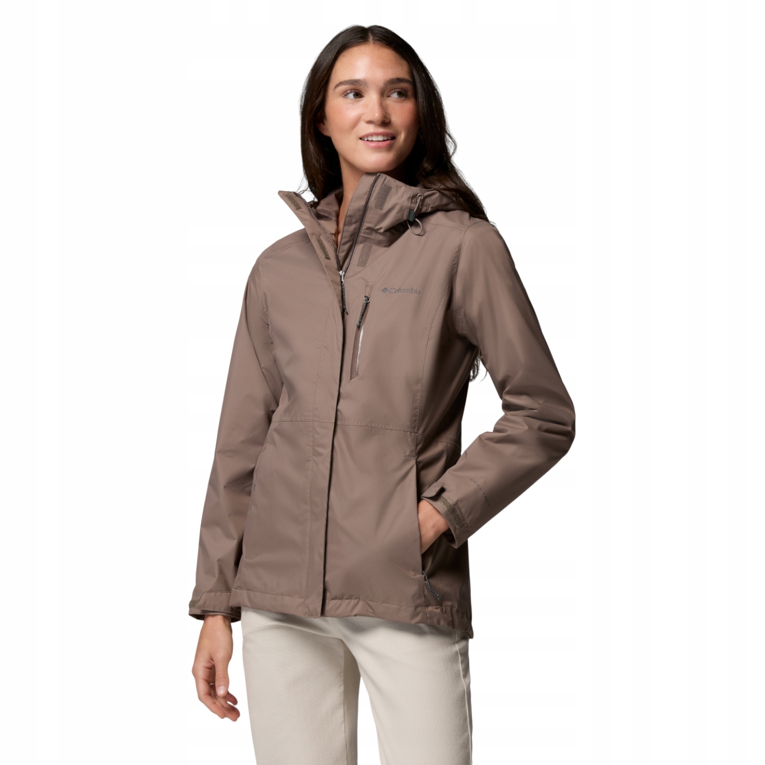 Columbia Pouring Adventure III Jacket [XL] Dámská nylonová bunda hnědá