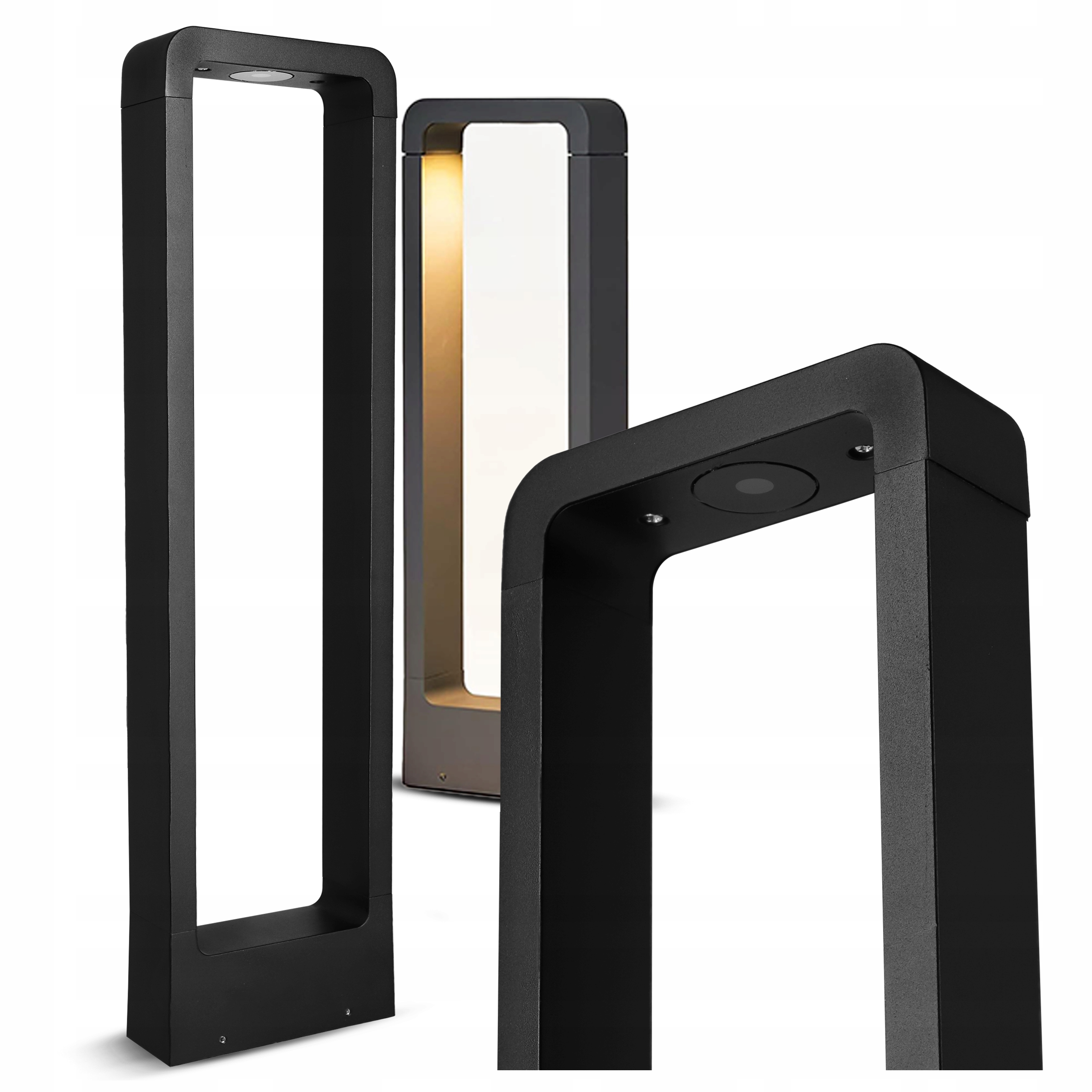 Lampa Led Ogrodowa Zewnętrzna Stojąca Ramka Słupek Wodoszczelna IP44 60cm