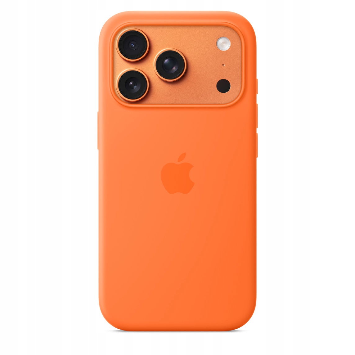 iPhone 17 Pro Silicone Case with Ms Orange