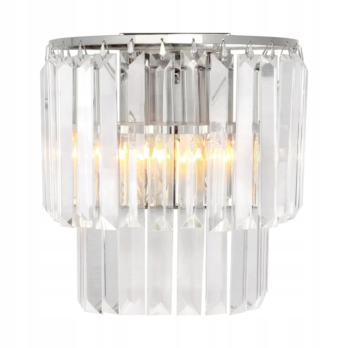 Kryštálové nástenné svietidlo Amedeo strieborné 40W E14 Zuma Line