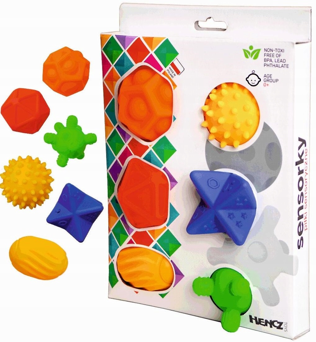 

Hencz Toys Sensorky Piłeczki Sensoryczne 6 Szt 0+