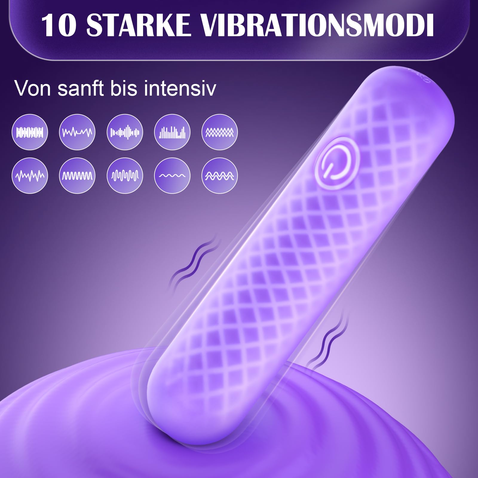 CUTYTOYI Wibrator Mini Bullet Dla Kobiet Silikonowy Wodoodporny Stymulator — miniatura 3