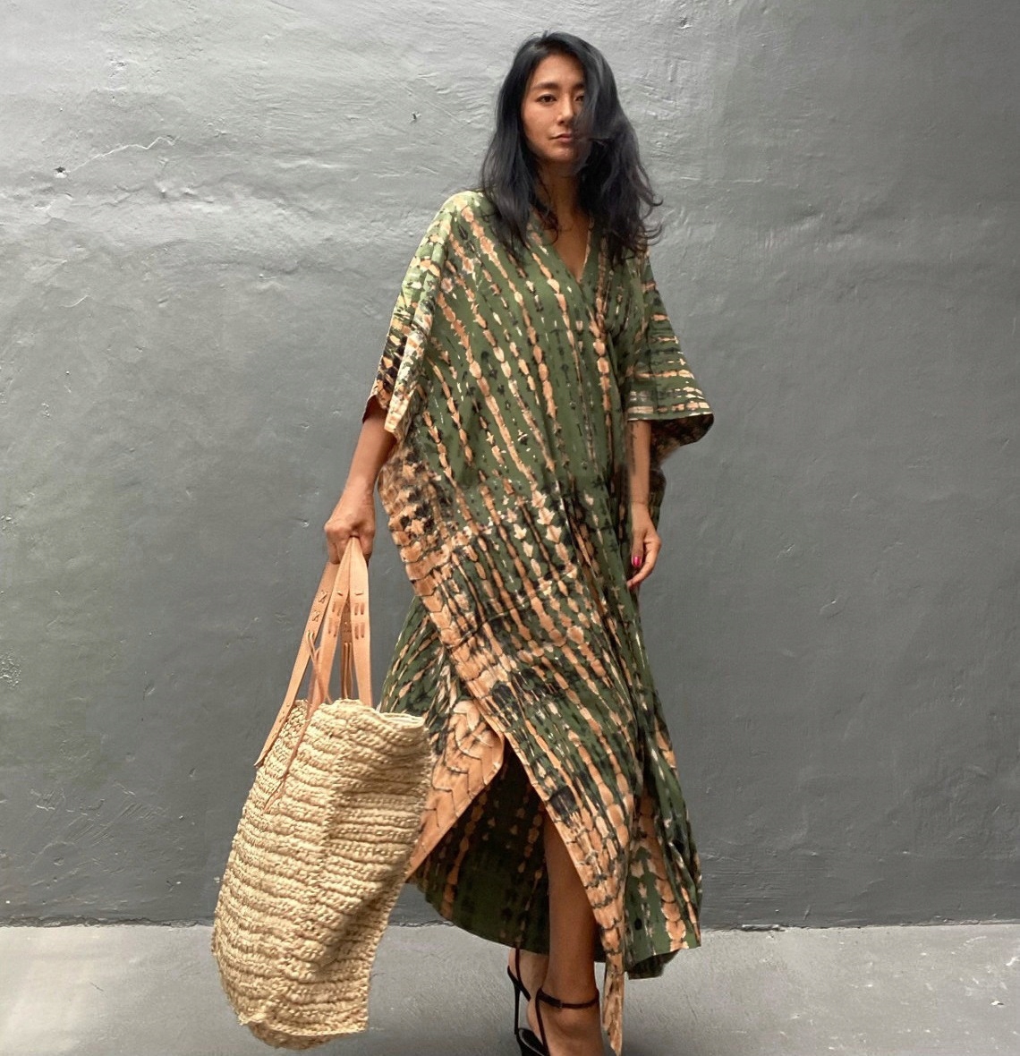 PAREO TUNIKA BOHO LETNIA SUKIENKA DŁUGA NARZUTKA Materiał dominujący poliester