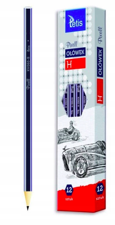 HEKSAGONALNE OŁÓWKI Odporne na Złamanie IDEALNE DO SZKOŁY BIURA Ołówki