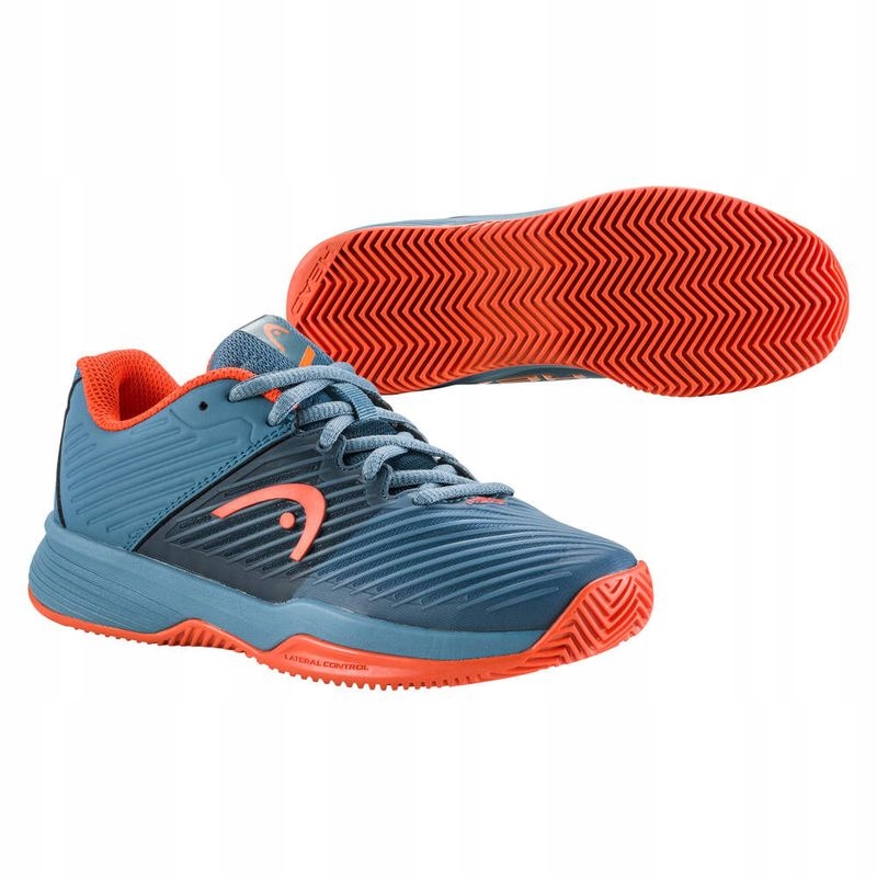 Tenisové Boty Head Revolt Pro 4.0 Clay Junior Blue Stone/orange 39