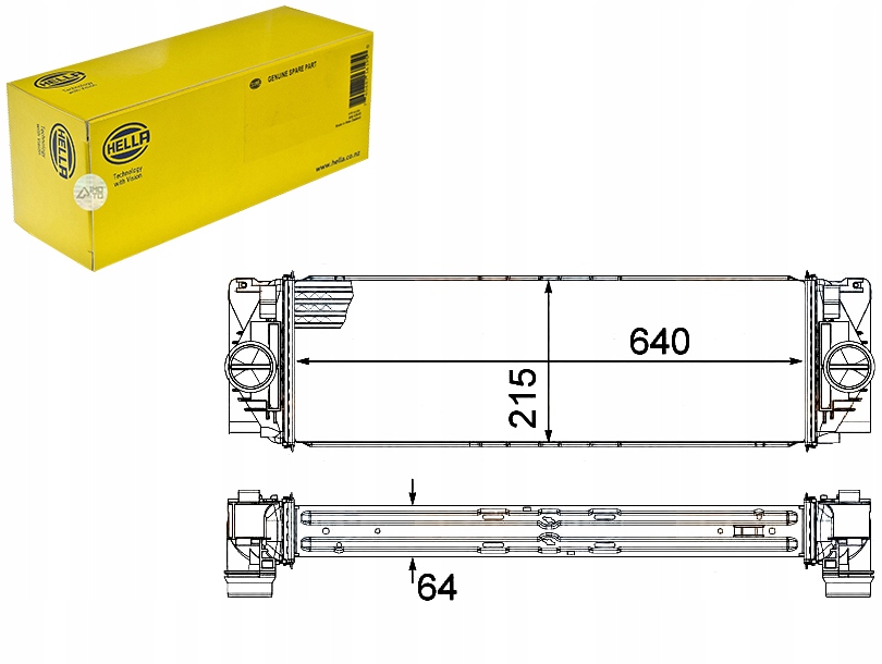 HEL8ML 376 777-391 INTERCOOLER DB SPRINTER 06-