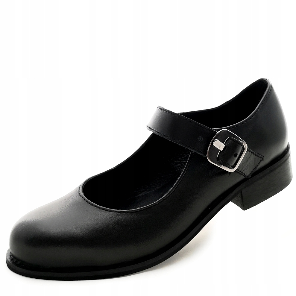 Elegantní klasické polobotky s koženým páskem Dolce Pietro 5094