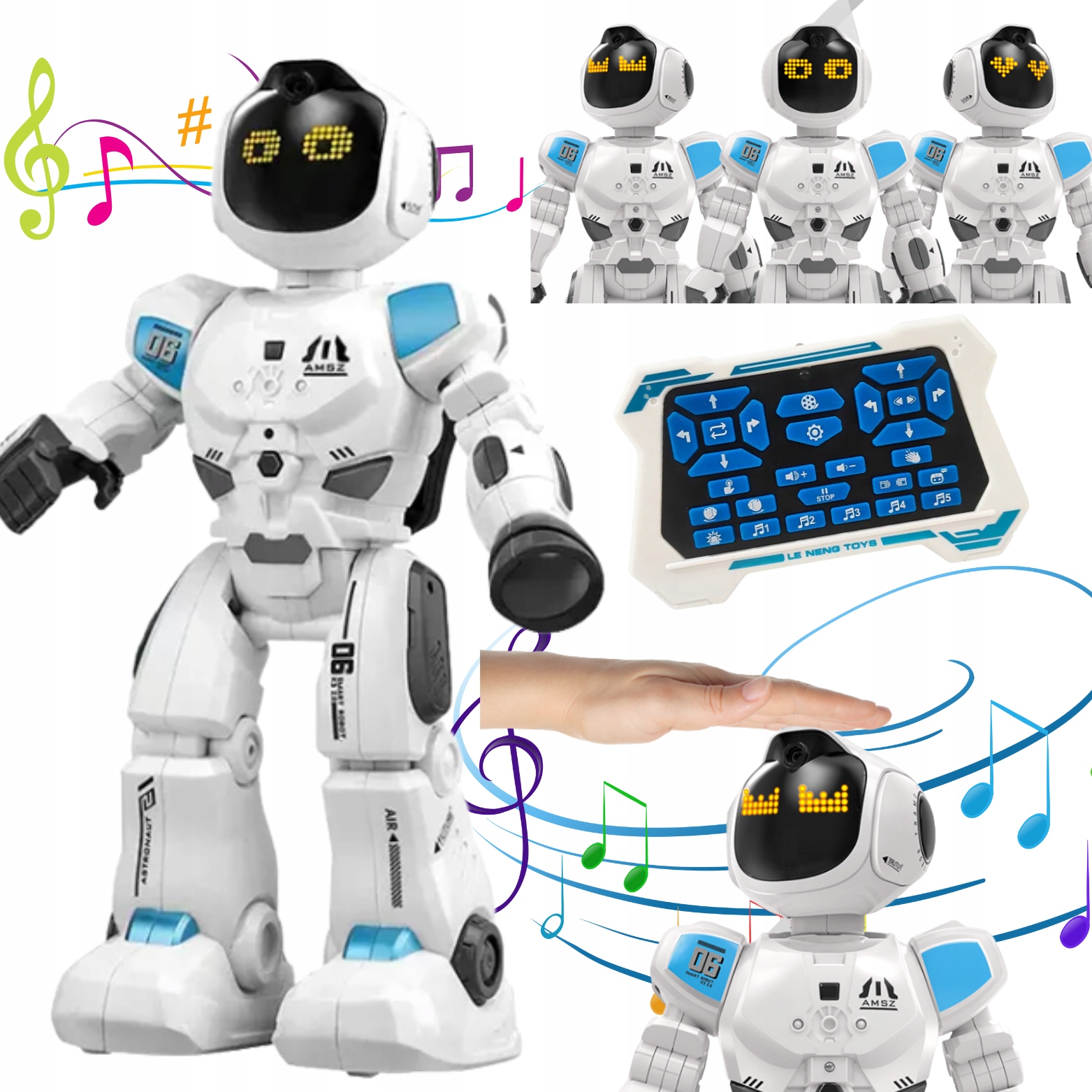 INTERAKTYWNY ROBOT ZDALNIE STEROWANY PROGRAMOWANIE KODOWANIE POLSKI DUŻY