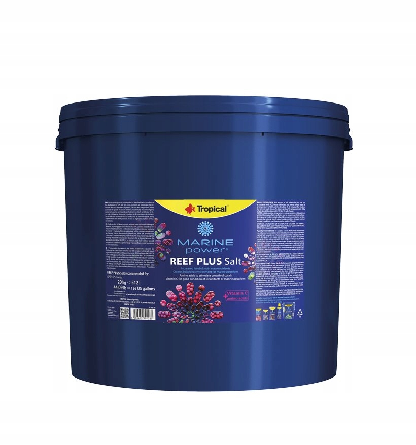 Mořská Sůl Pro Korály Marine Power Reef Plus Sůl 20 Kg Obohacená