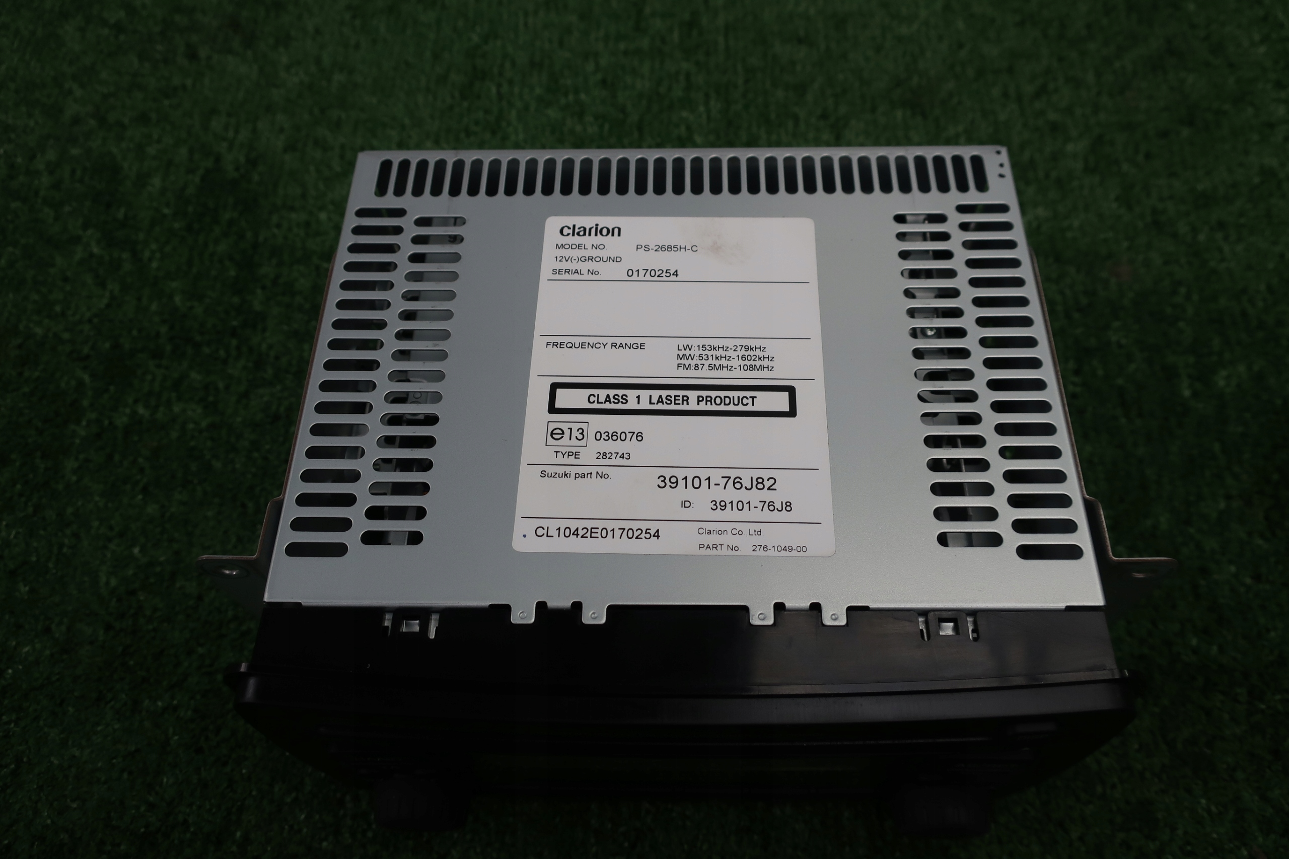 RADIO SUZUKI JIMNY CD 39101-76J82 CLARION