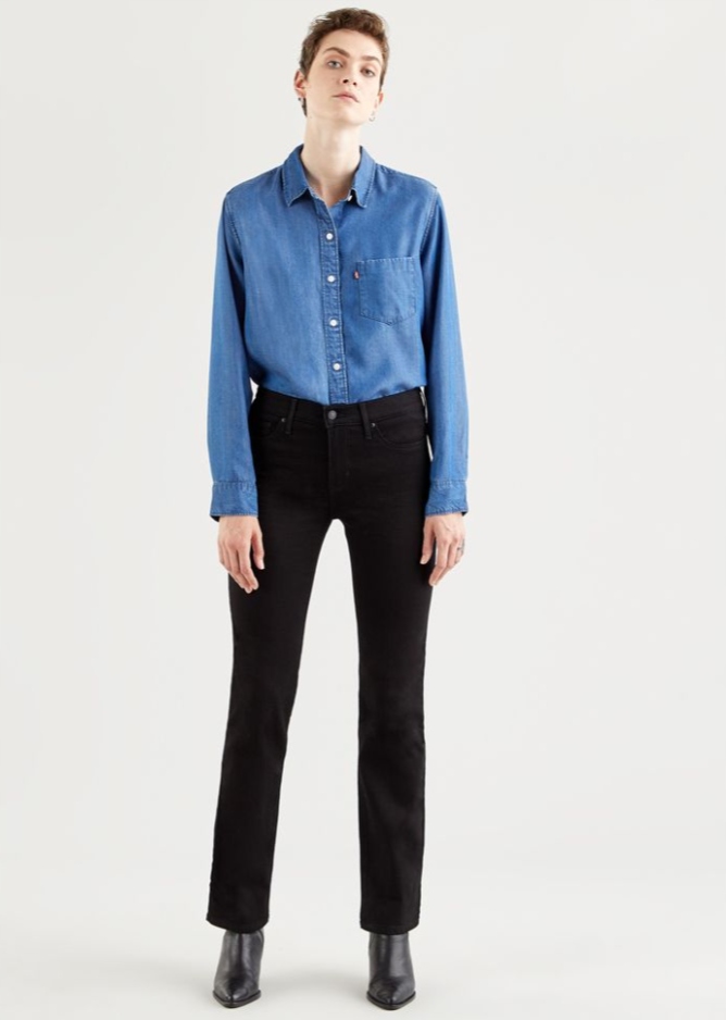 Levi's Dámské Kalhoty Černé Rovné 29/30 7AA