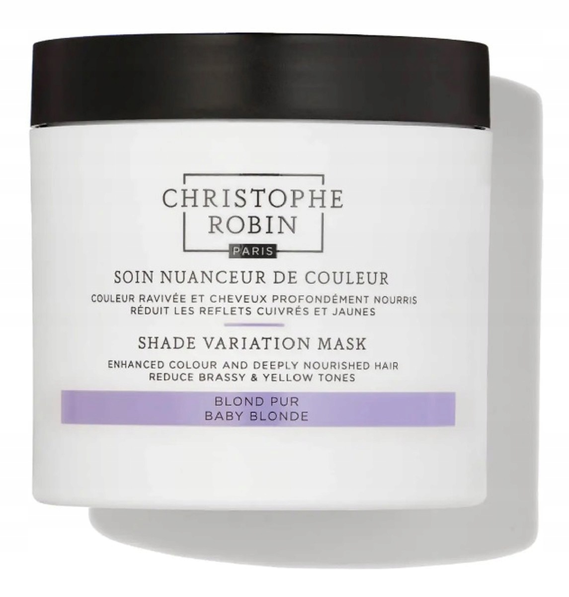 Christophe Robin odstín Variation – maska pro osvěžení barvy Baby Blonde 250 ml