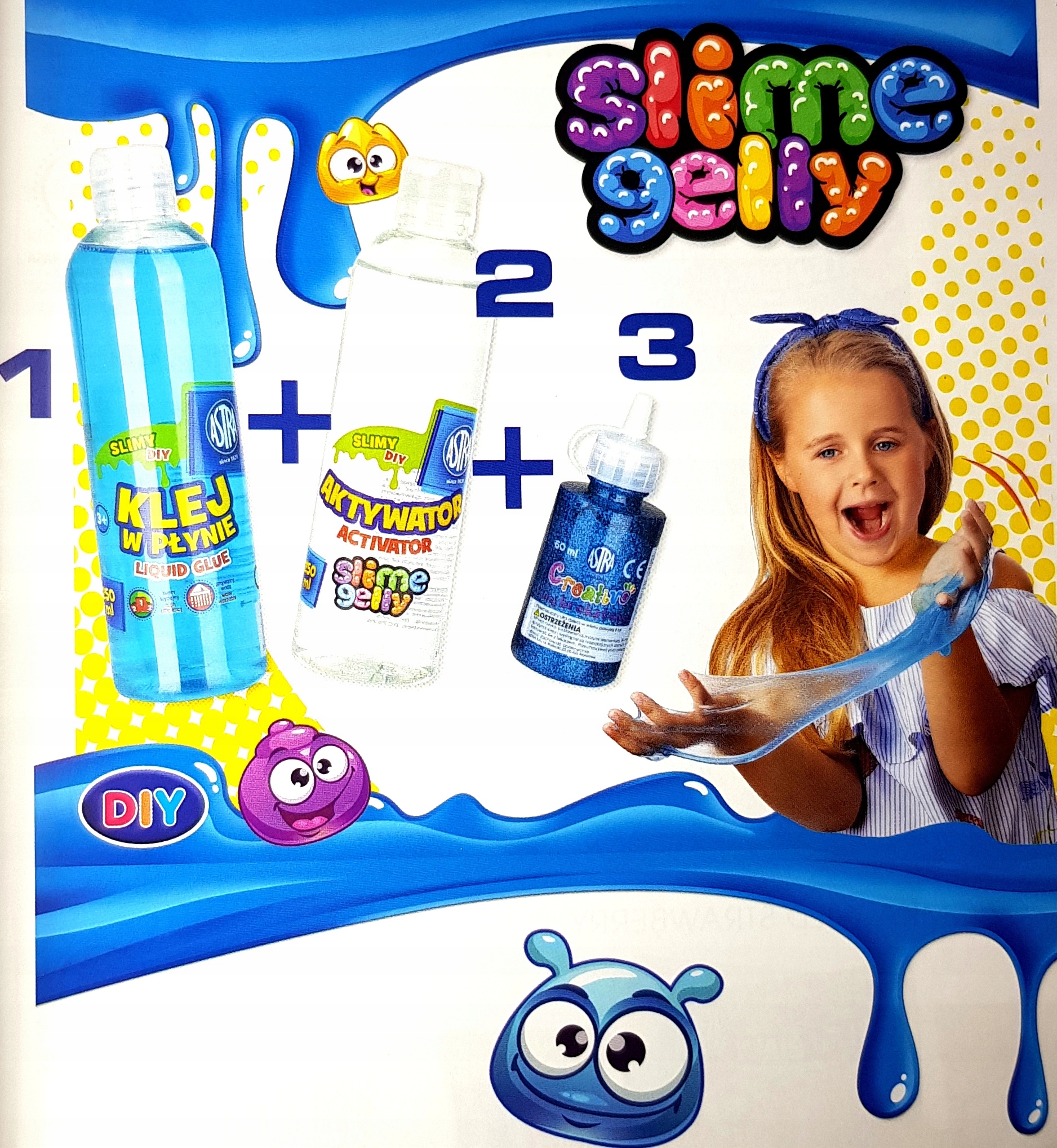 ASTRA ZESTAW KLEJ AKTYWATOR DO SLIME GELLY 250 ML Kod producenta 276650