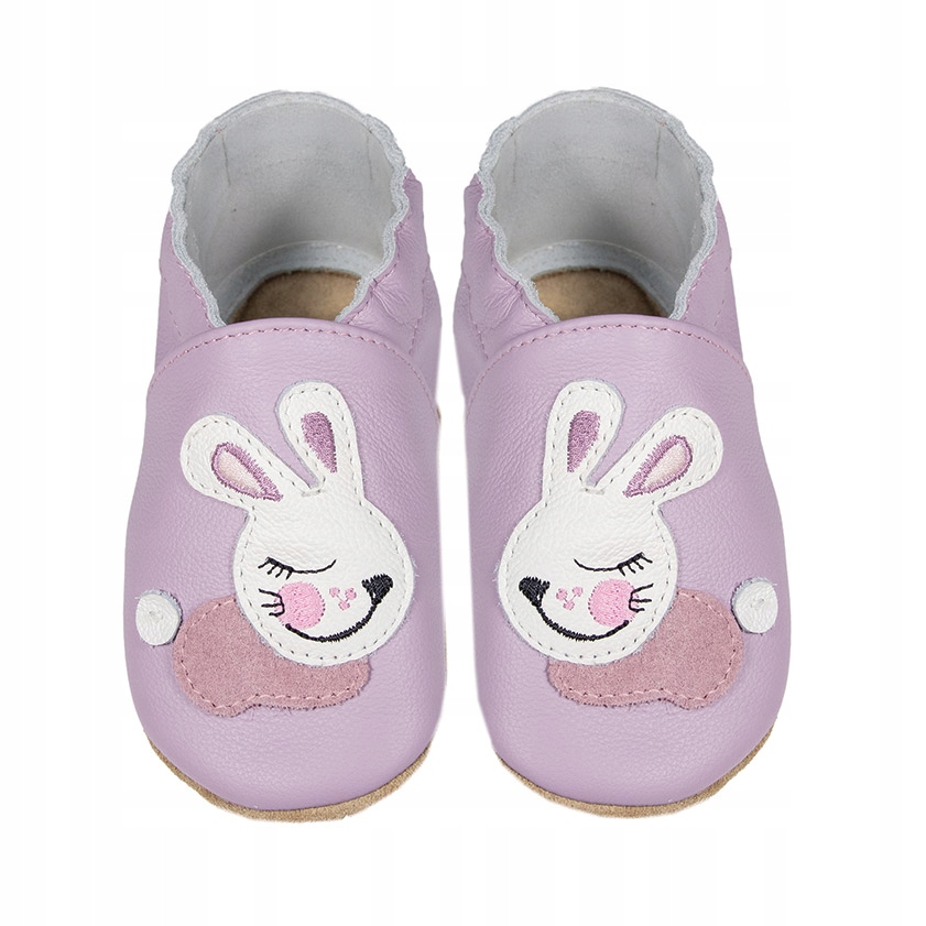 

Babice paputki Soft kapcie królik lila 6-12m M