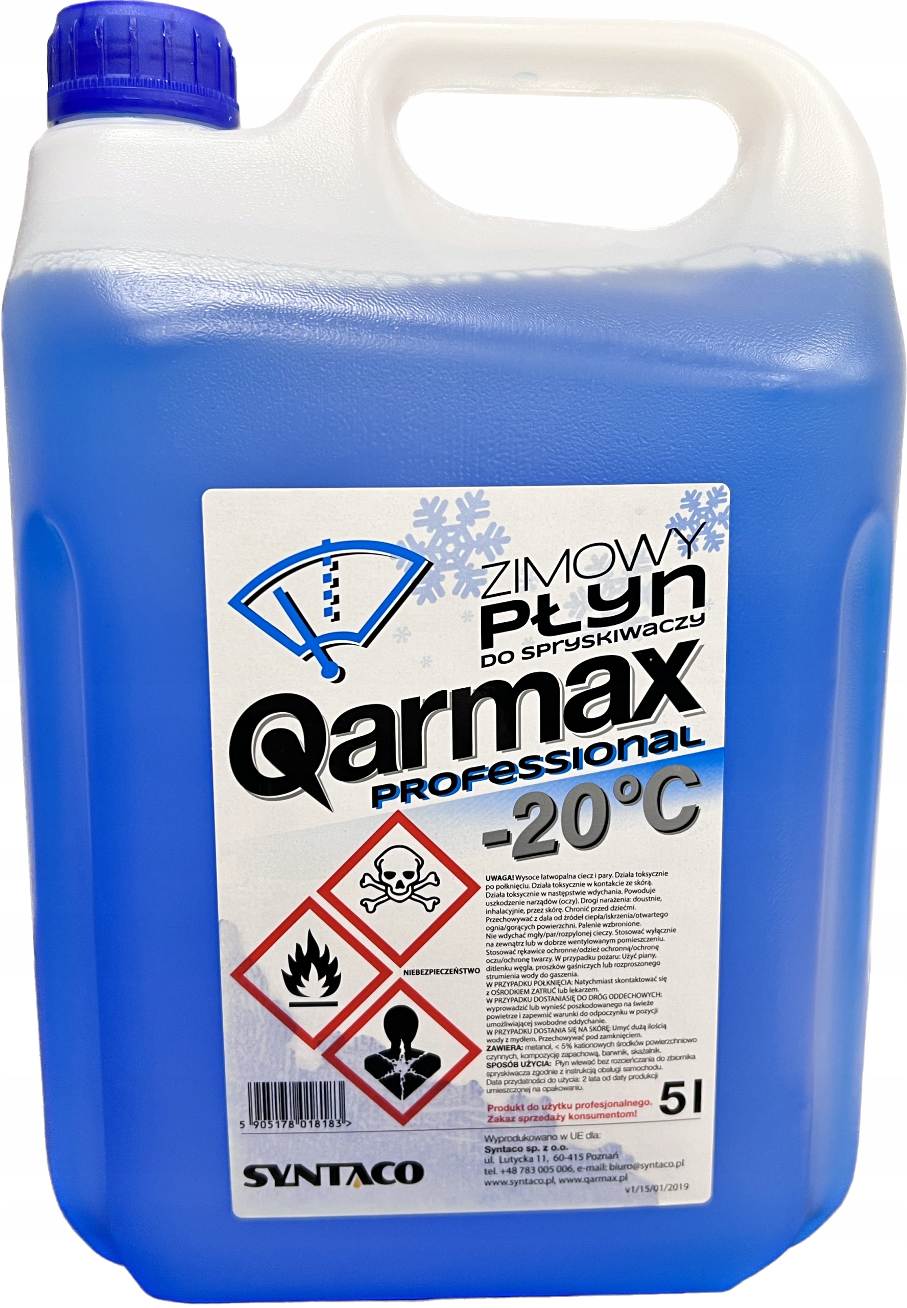 Qarmax Zimowy Płyn Do Spryskiwaczy -20°C