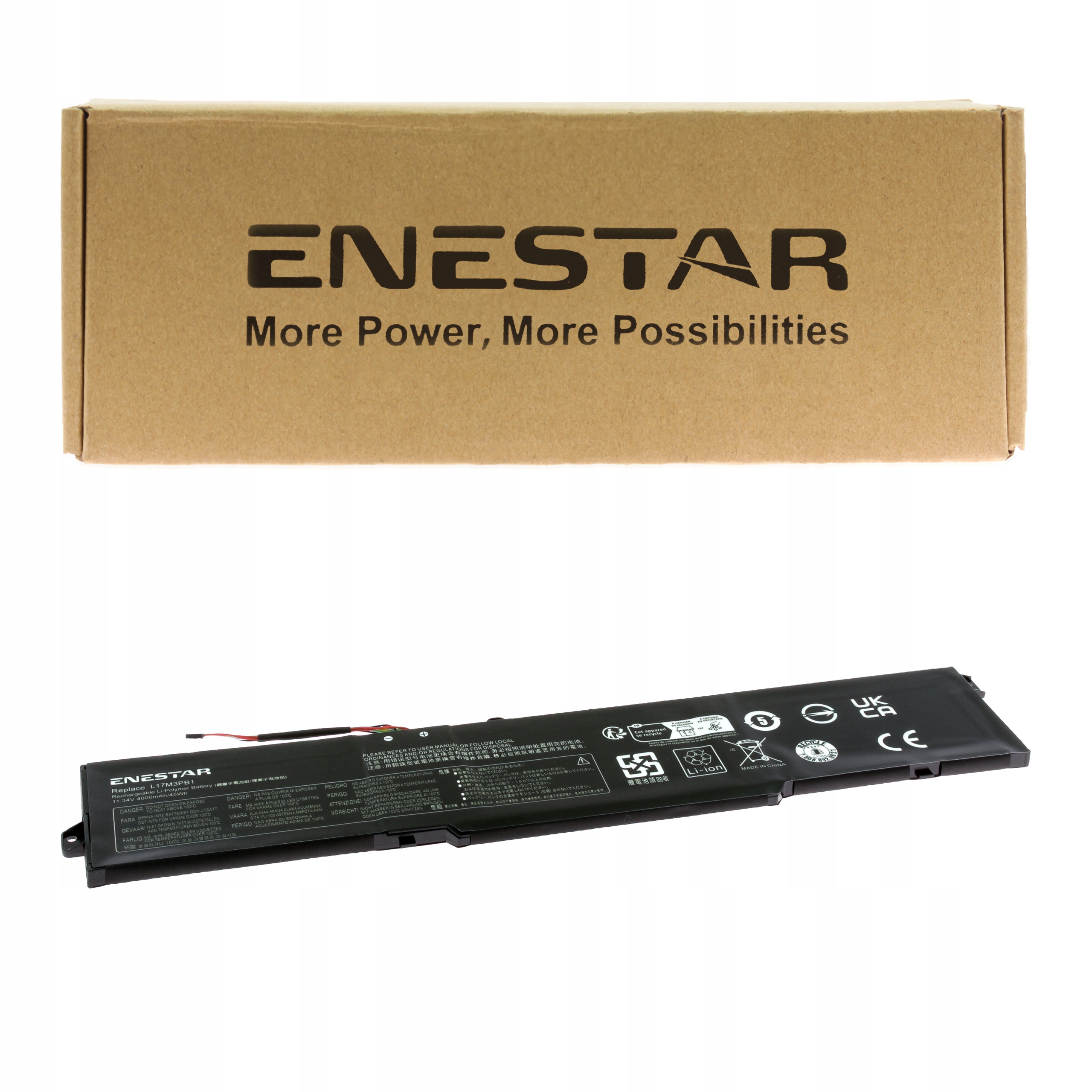 Premium bateria do Lenovo L17C3PB0 IdeaPad 330-15ICH 81FK 330-17ICH 330G