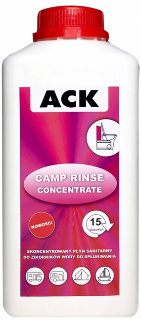 

Płyn Do Toalet Turystycznych Ack Camp Rinse 1 L