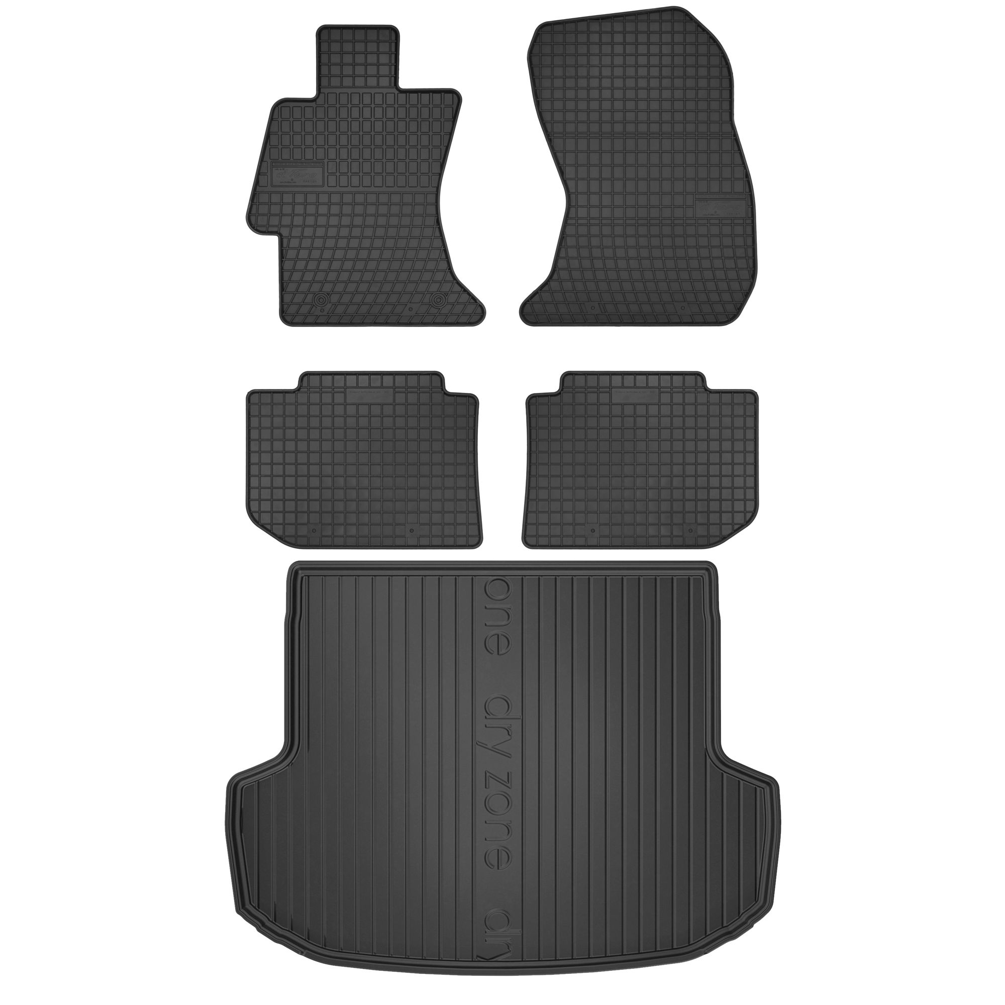 Sada gumových kobercov a rohoží Subaru Levorg 2014-2020