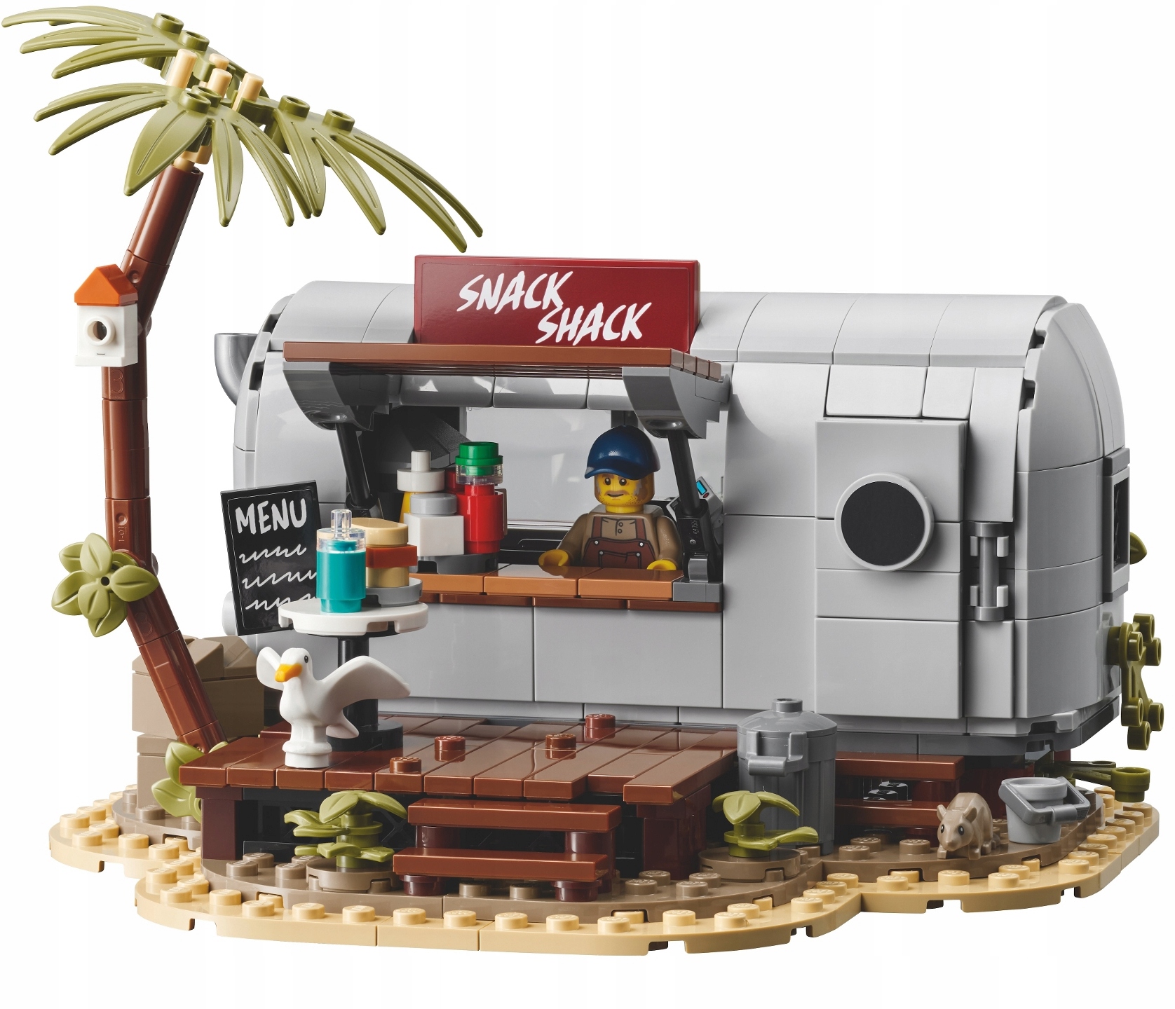 Klocki LEGO Ideas 910030 Budka z przekąskami BrickLink Designer Program Numer produktu 910030