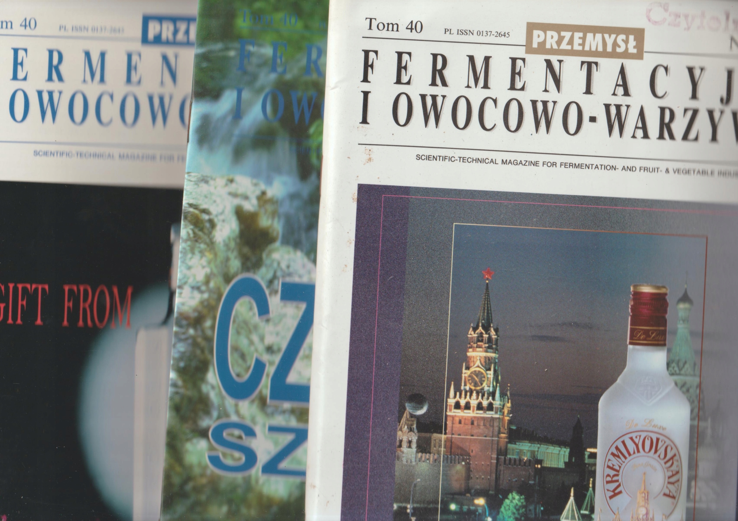 PRZEMYSŁ FERMENTACYJNY I OWOCOWO-WARZYWNY 2-10/1996
