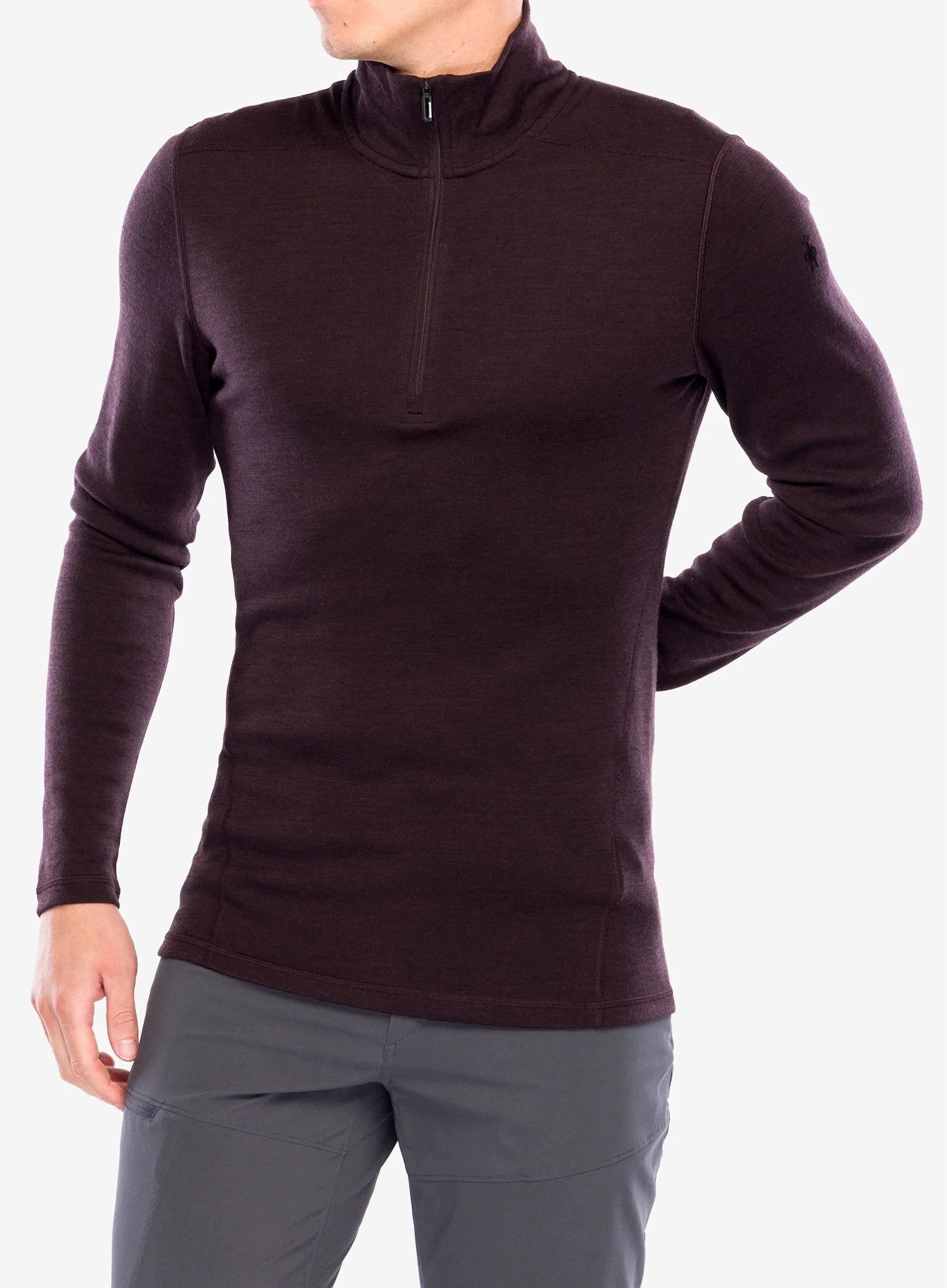 Mikina Smartwool Classic Thermal Merino Bl 1/4 Zip mink L